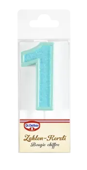 Dr. Oetker Bougie avec chiffre 1