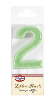 Dr. Oetker Candela con cifra 2