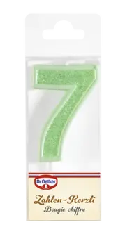 Dr. Oetker Candela con cifra 7