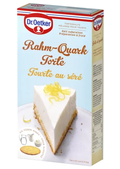 Dr. Oetker Tortenhilfe Rahm-Quark-Torte