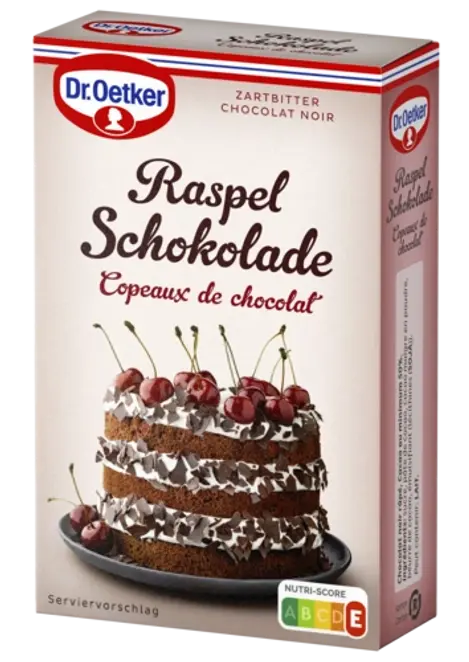 Dr. Oetker Raspelschokolade Zartbitter