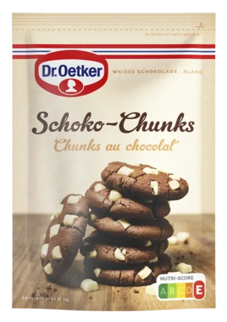 Dr. Oetker Chunks au chocolat blanc