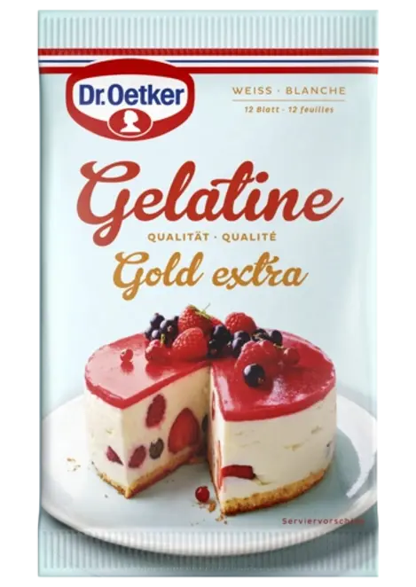 Dr. Oetker Gélatine en feuilles