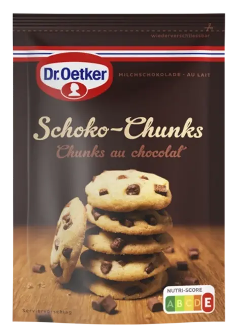 Dr. Oetker Chunks al cioccolato al latte