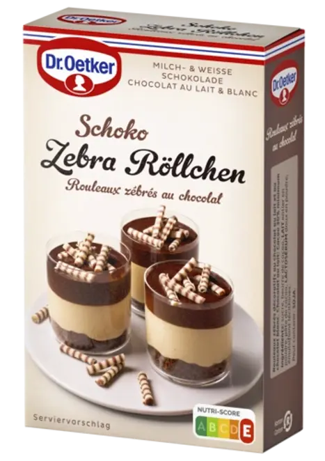 Dr. Oetker Rotolini zebrati al cioccolato
