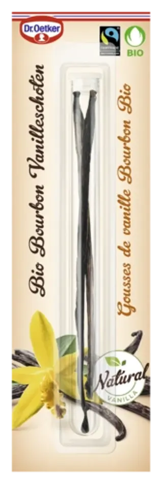 de Gousses de vanille Bourbon Bio Dr. Oetker  (pilpe et graines)