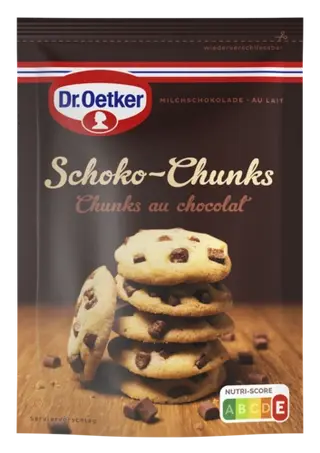 Dr. Oetker Schoko-Chunks Milchschokolade (100 g)