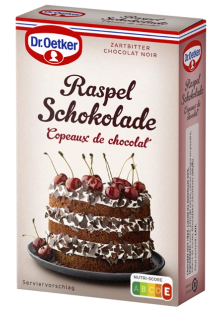 Dr. Oetker Raspelschokolade Zartbitter