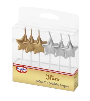 Dr. Oetker Petites bougies "Stars"