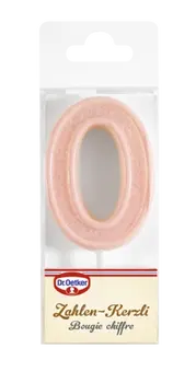 Dr. Oetker Candeline con cifra 0