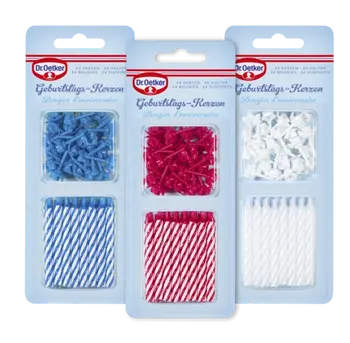 Dr. Oetker Petites bougies avec support