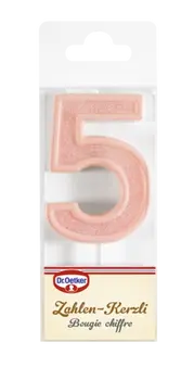 Dr. Oetker Candela con cifra 5