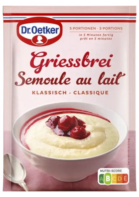 Dr. Oetker Semoule au lait classique