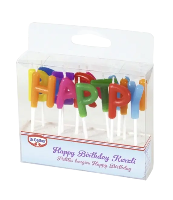 Dr. Oetker Happy Birthday Kerzli
