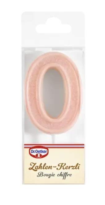 Dr. Oetker Bougies avec chiffre 0
