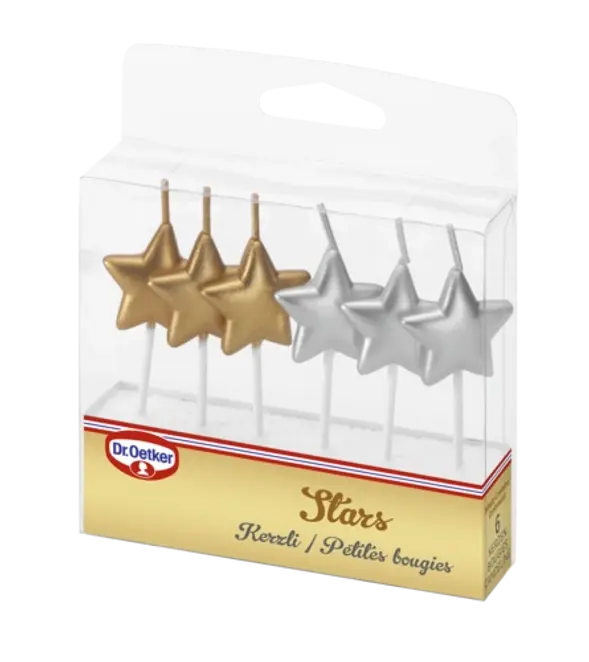 Dr. Oetker Petites bougies "Stars"