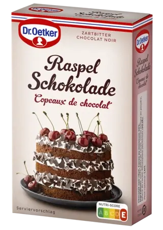 Dr. Oetker Raspelschokolade Zartbitter