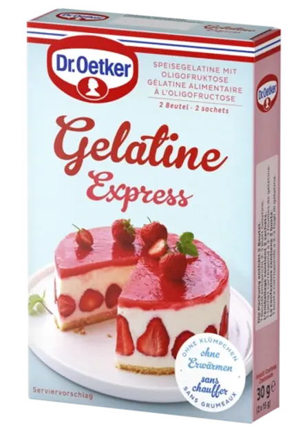 di Gelatina express Dr. Oetker (je 2 Beutel à 15 g)