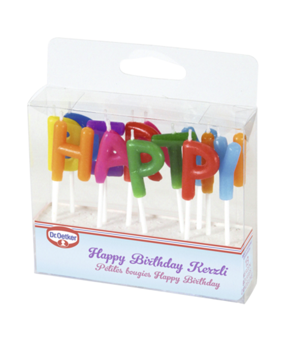 Dr. Oetker Candeline Happy Birthday