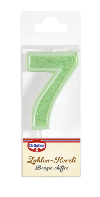 Dr. Oetker Candela con cifra 7