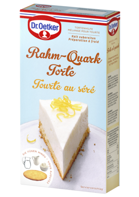 Dr. Oetker Tortenhilfe Rahm-Quark-Torte