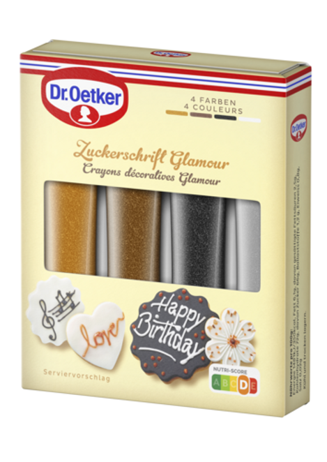 Dr. Oetker Zuckerschrift Glamour
