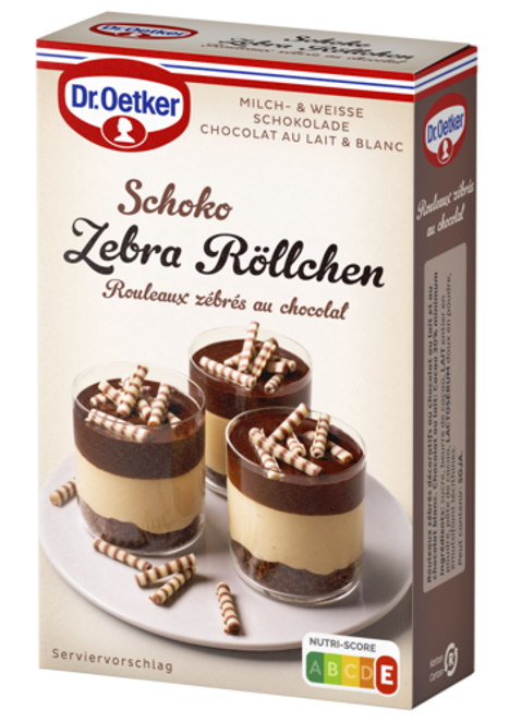 Dr. Oetker Rouleaux zébrés au chocolat