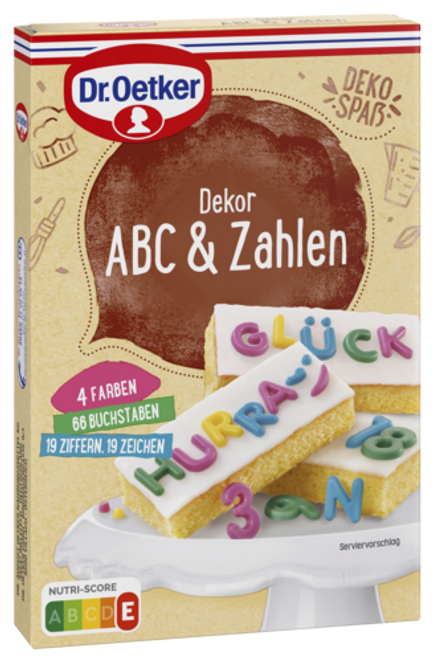 Dr. Oetker Dekor ABC & Zahlen
