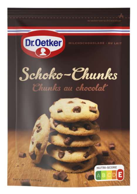 Dr. Oetker Chunks al cioccolato al latte