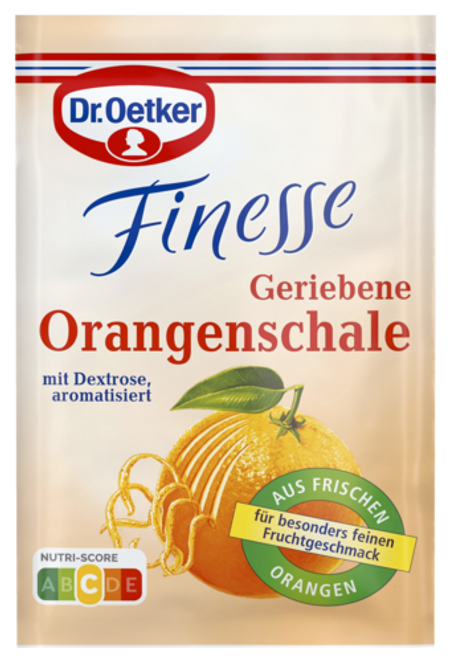Dr. Oetker Finesse Scorza d'arancia grattugiata