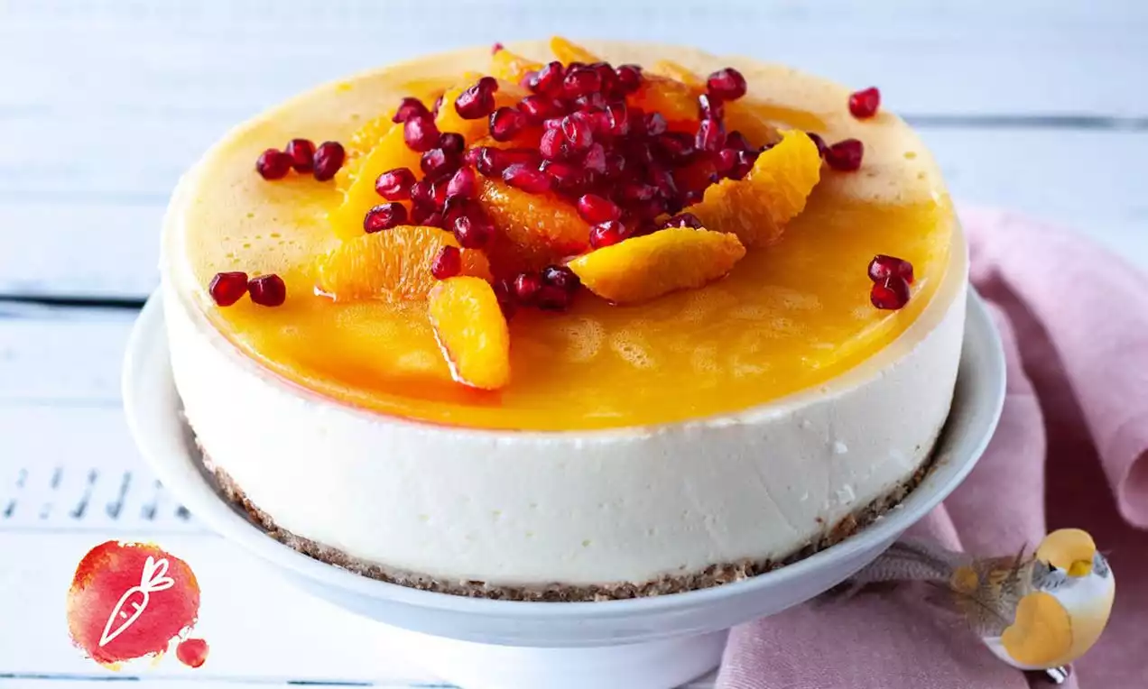 Quarktorte mit Orangen Rezept | Dr. Oetker