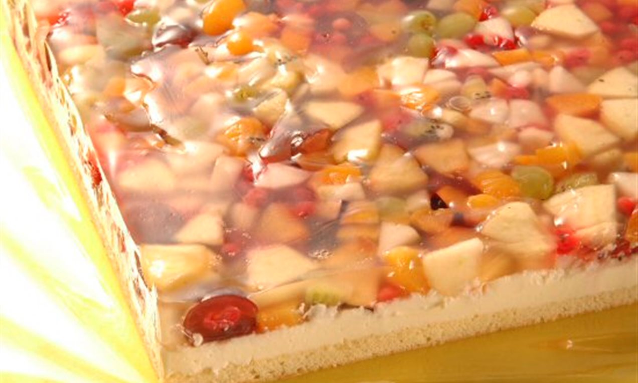 Obstkuchen Pudding