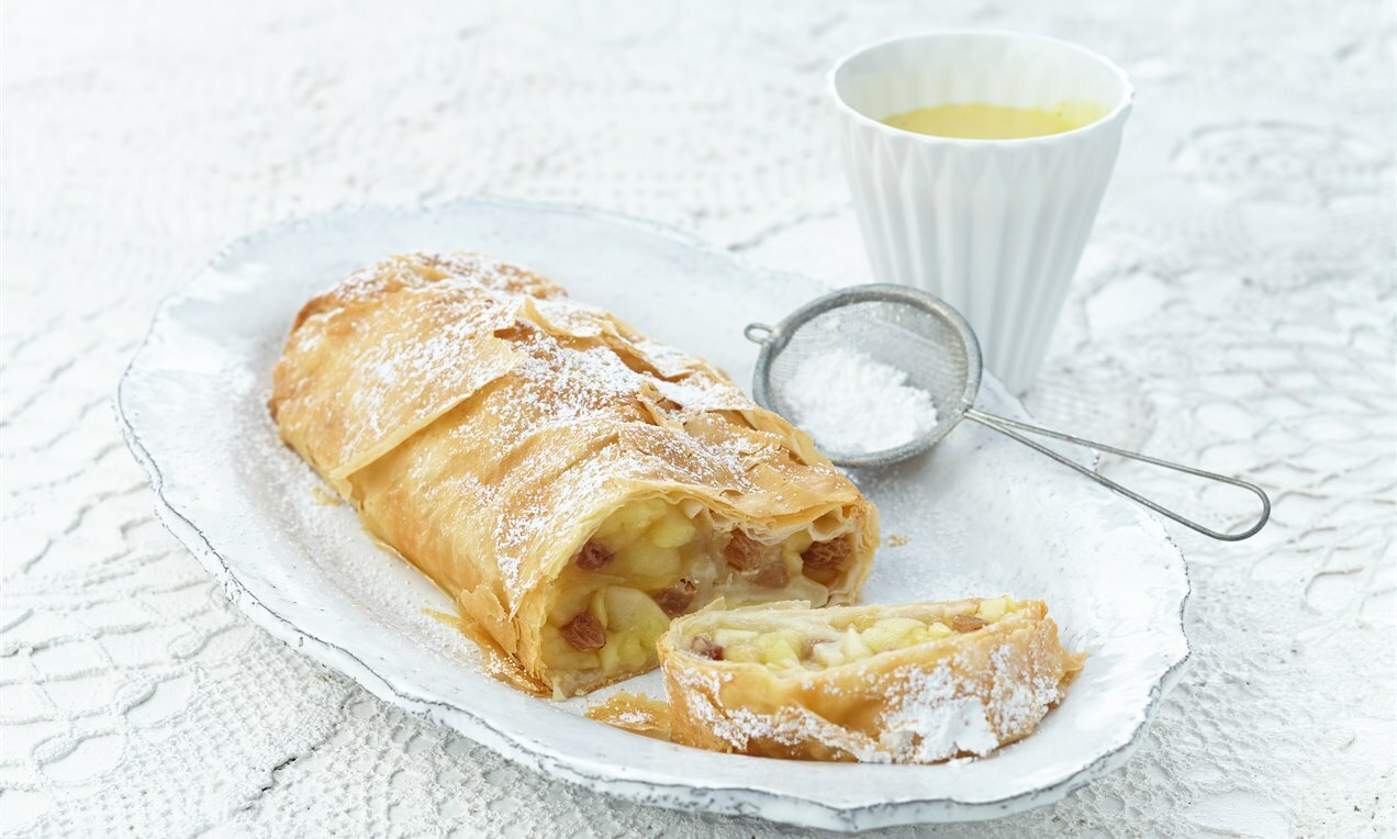 Klassischer Apfelstrudel