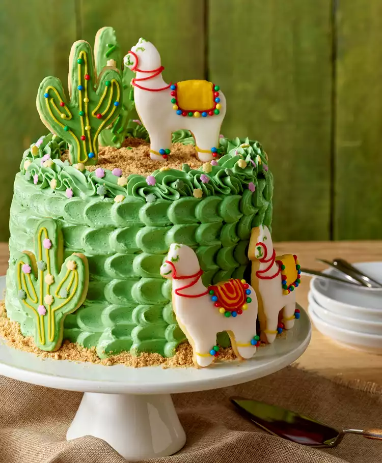 Hrzige Lama-Torte